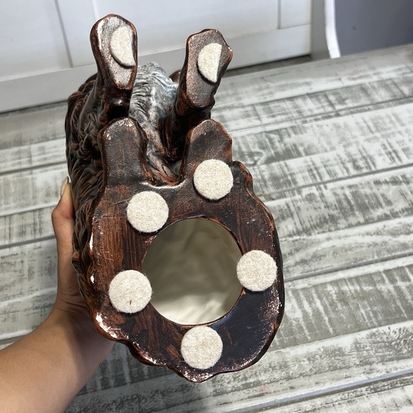 Vintage Large Porcelain Collie Dog Figurine Sculpture Home Decor 11 inches tall - Picture 6 of 8